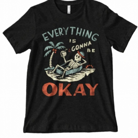 Everything is gonna be ok Wicked Clothes t-shirt - Picture 1 of 5